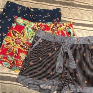 3 Pairs of Vera bradley sleep shorts